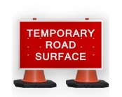 Temporary Road Surface Cone Sign
